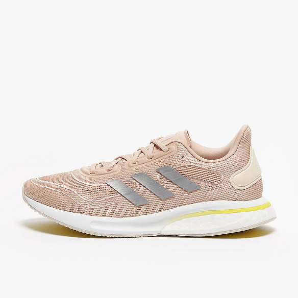 adidas Womens Supernova - Ash Pearl/Crystal White/Acid Yellow