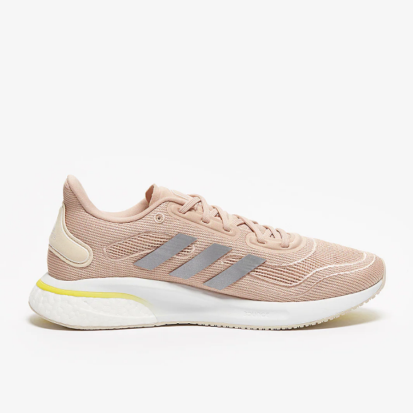 adidas Womens Supernova - Ash Pearl/Crystal White/Acid Yellow