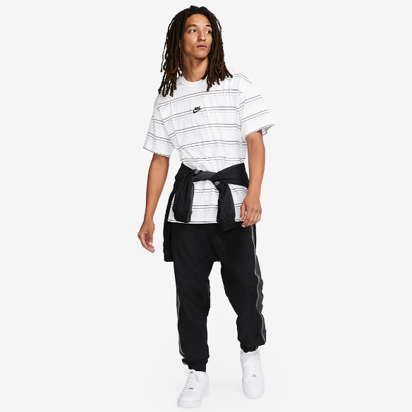 Nike Sportswear Premium Essential Stripe Tee - White