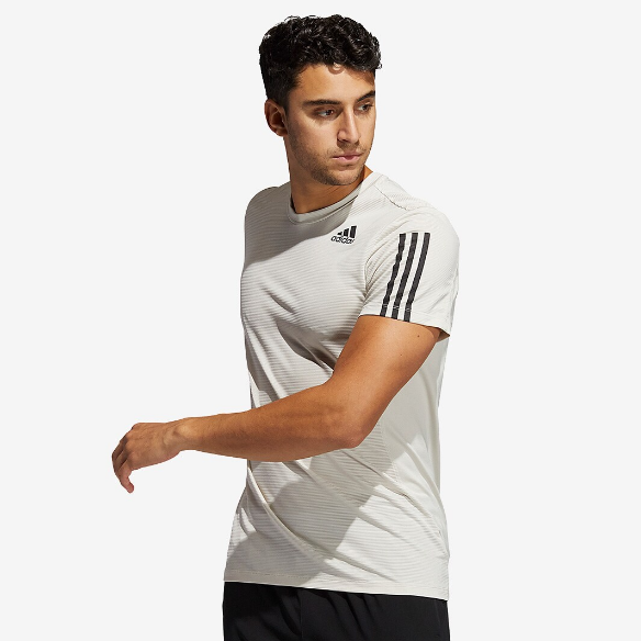 adidas Aero 3 Stripes Tee Primeblue