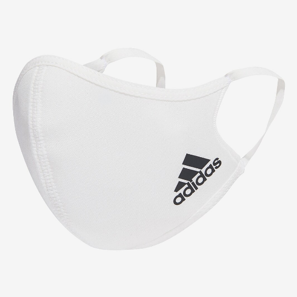 adidas Face Cover S 3 Pack - White