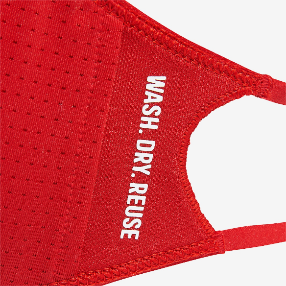 adidas Face Cover S 3 Pack - Power Red