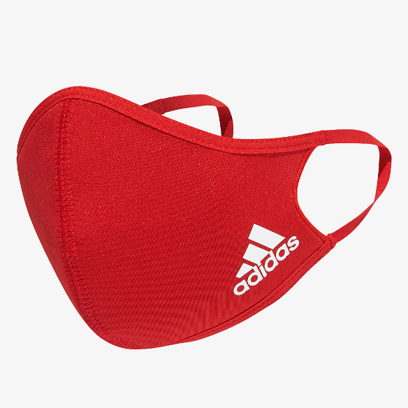 adidas Face Cover S 3 Pack - Power Red
