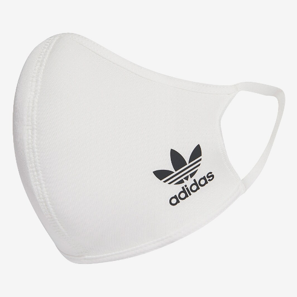 adidas Face Cover M/L 3 Pack - White/Black