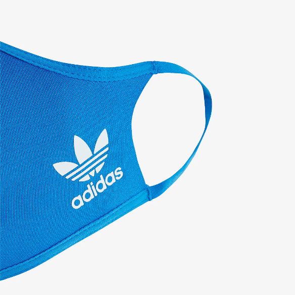adidas Face Cover S 3 Pack - Blue