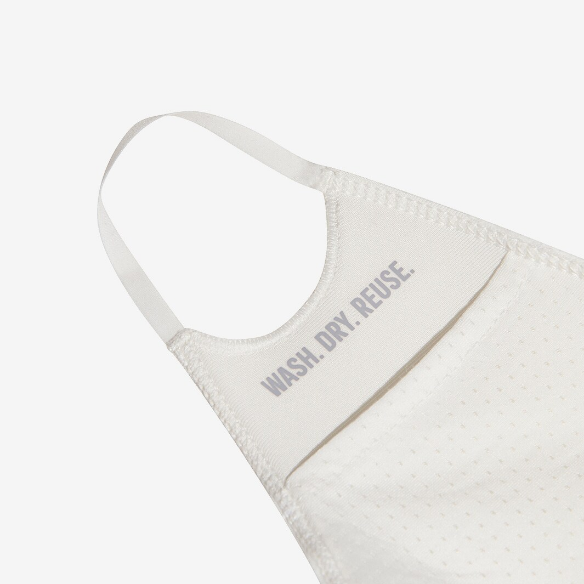 adidas Face Cover S 3 Pack - White/Black