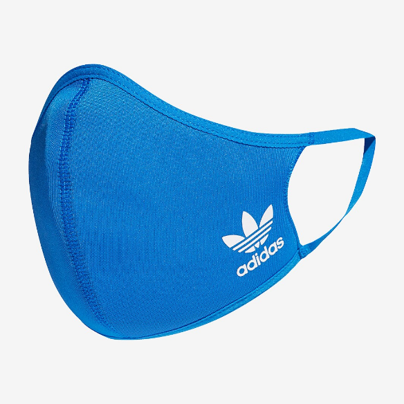 adidas Face Cover S 3 PackBlack/White/Bluebird