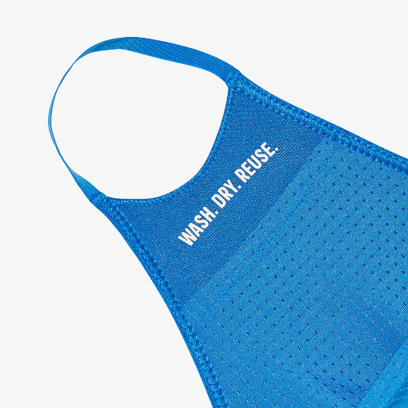 adidas Face Cover S 3 PackBlack/White/Bluebird