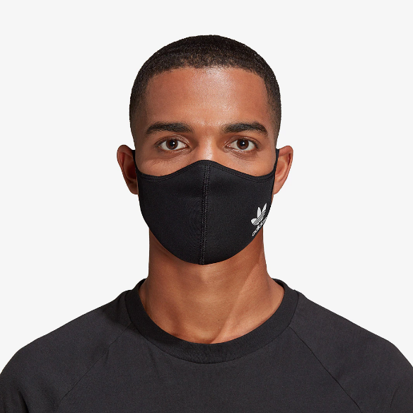 adidas Face Cover S 3 PackBlack/White/Bluebird