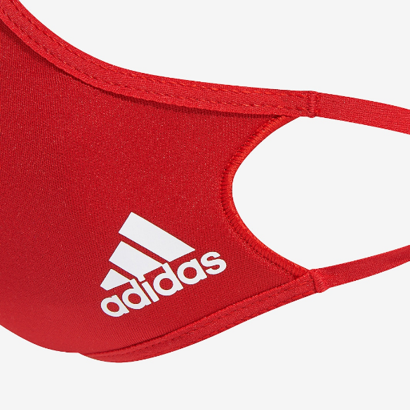 adidas Face Cover M/L 3 Pack - Power Red