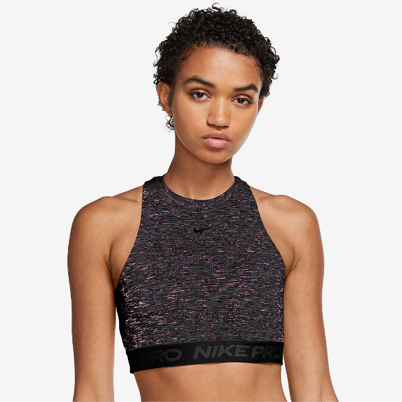 Nike Womens Space-Dye Tank - Black/Black/Black