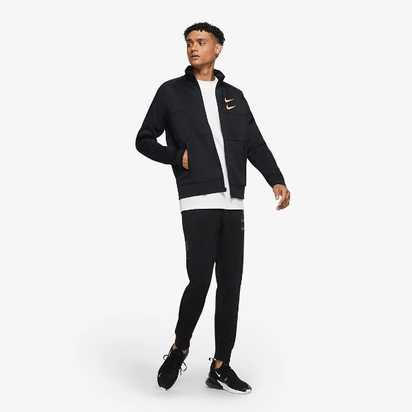 Nike Sportswear Swoosh JacketBlack/Metallic Gold