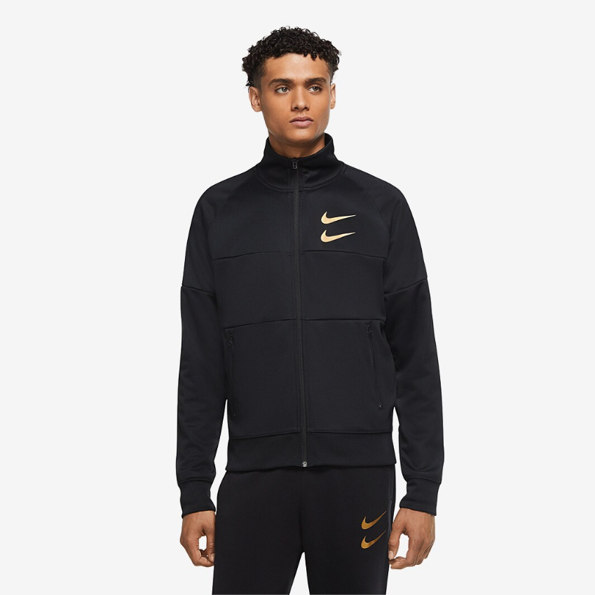 Nike Sportswear Swoosh JacketBlack/Metallic Gold