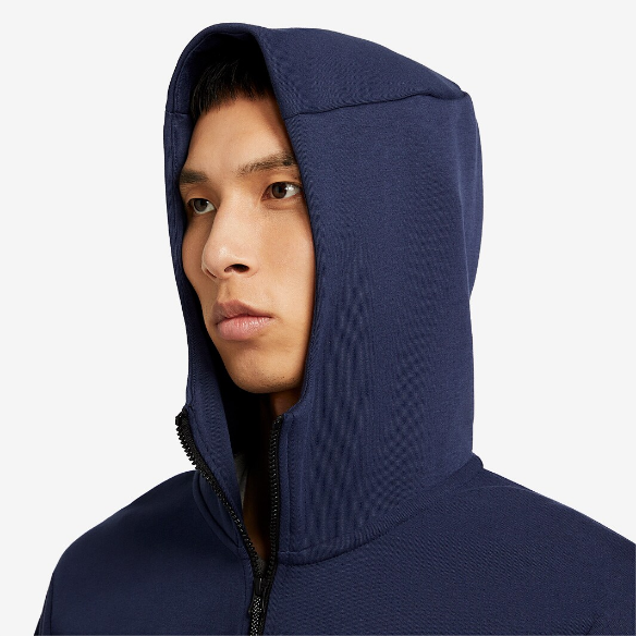 Nike Sportswear Tech Fleece Hoodie - Midnight Navy/White