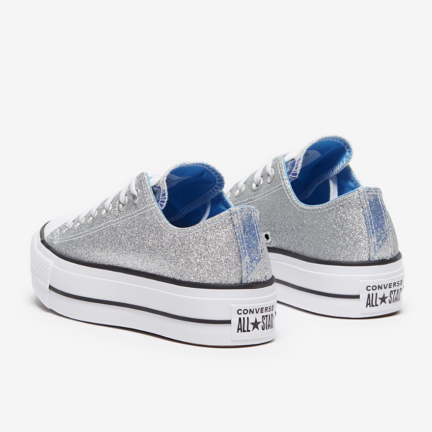 Converse Womens Chuck Taylor All Star Lift - Silver/University Blue/White