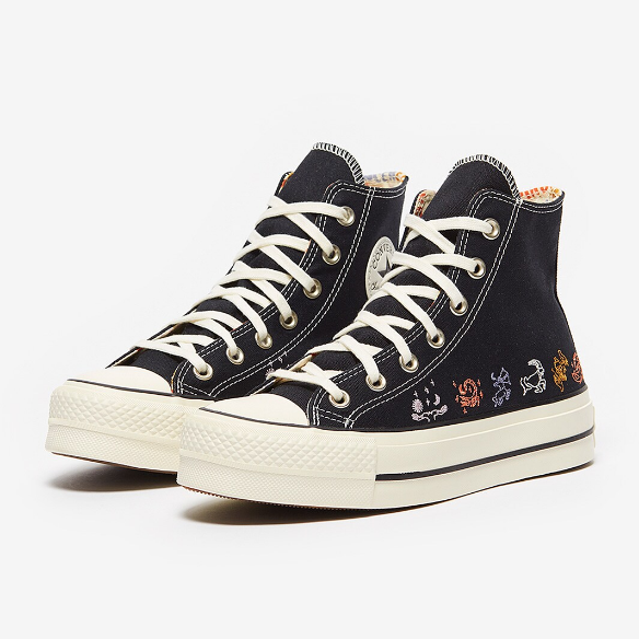 Converse Womens Chuck Taylor All Star Lift - Black/Egret/Multi