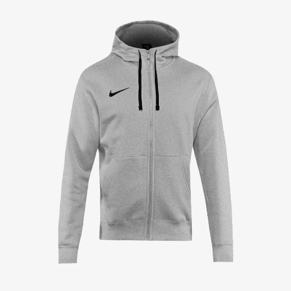 Nike Park 20 Full Zip Fleeced HoodieDark Grey Heather/Black