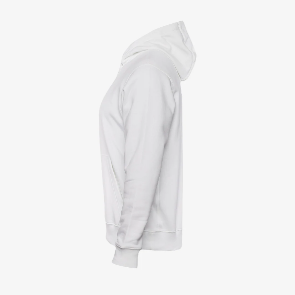 Nike Junior Park 20 Fleeced Pullover Hoodie - White/Wolf Grey