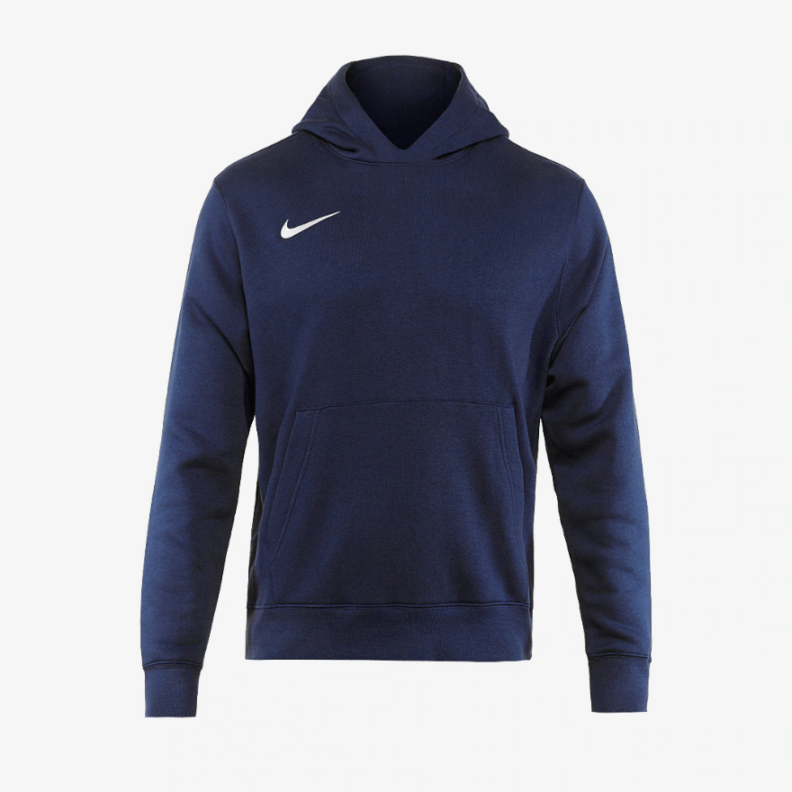 Nike Junior Park 20 Fleeced Pullover Hoodie - Obsidian/White