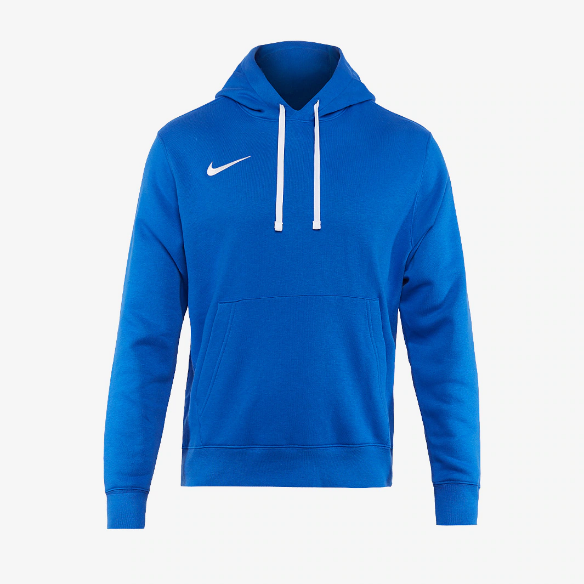 Nike Junior Park 20 Fleeced Pullover Hoodie - Royal Blue/White