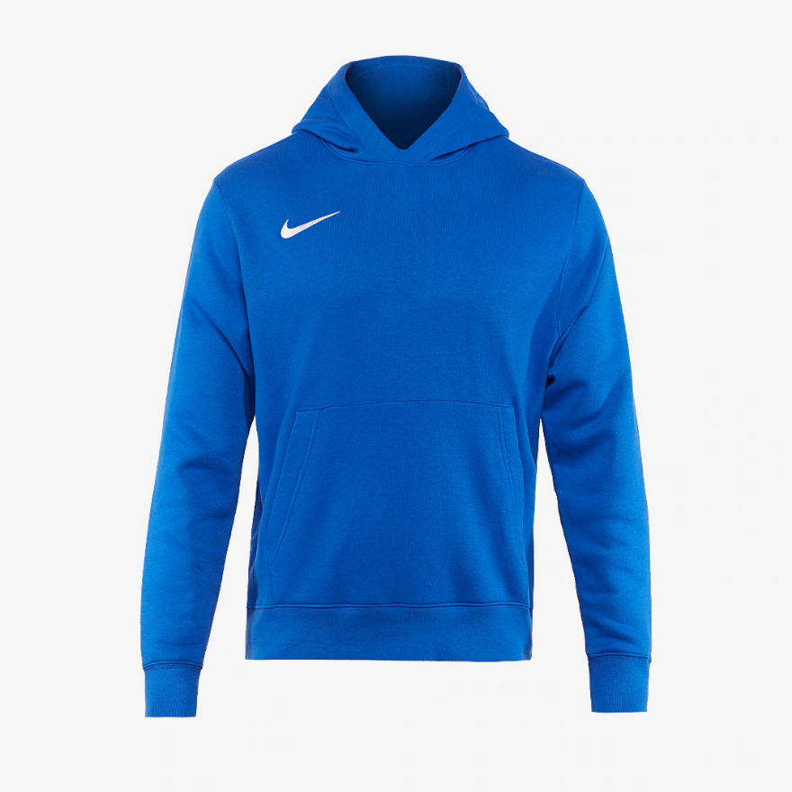 Nike Junior Park 20 Fleeced Pullover Hoodie - Royal Blue/White