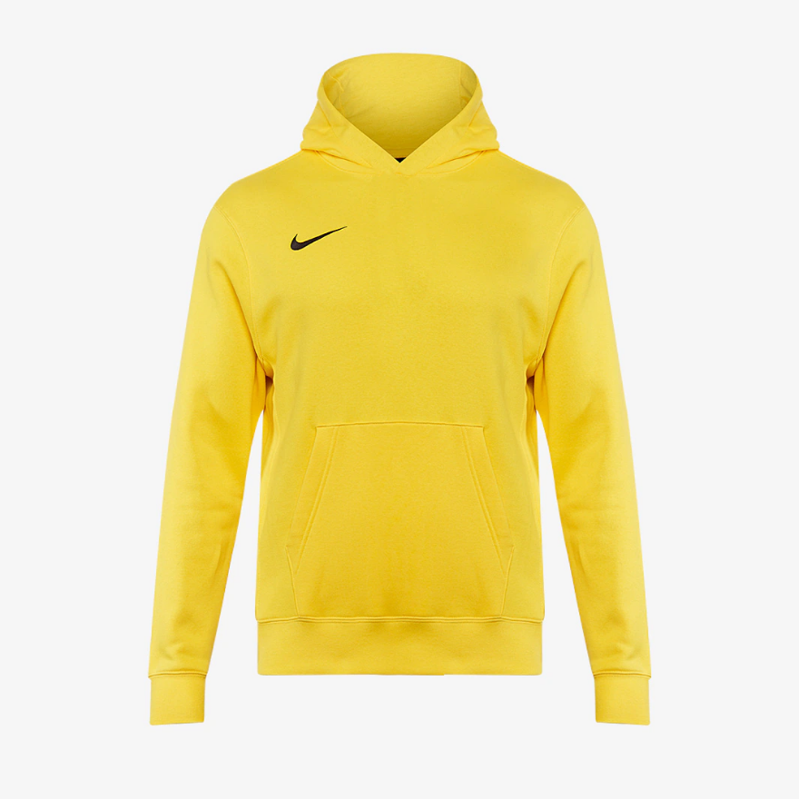 Nike Junior Park 20 Fleeced Pullover Hoodie - Tour Yellow/Black