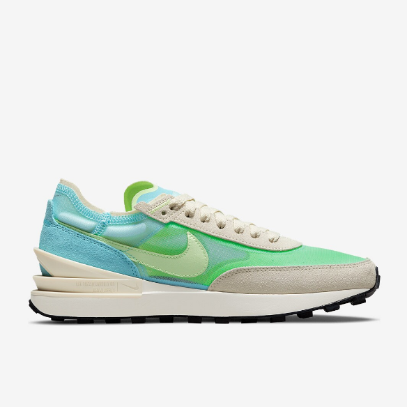 Nike Sportswear Womens Waffle One - Bleached Aqua/Lime Glow/Coconut Milk