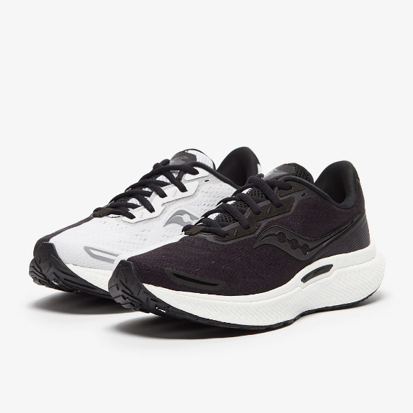 Saucony Womens Triumph 19 - Black/White