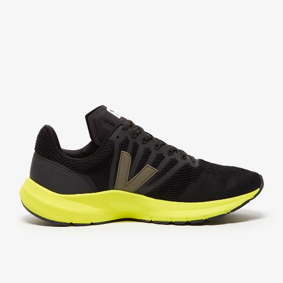 VEJA Marlin LT - Black/Kaki/Jaune-Fluo