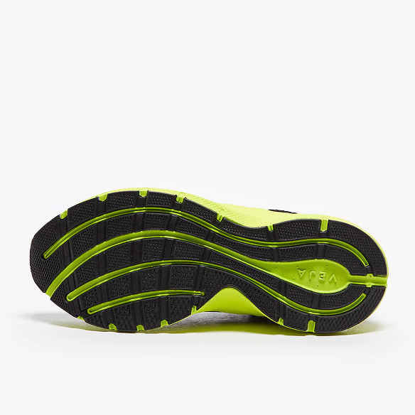 VEJA Womens Marlin LT - Black/Kaki/Jaune-Fluo