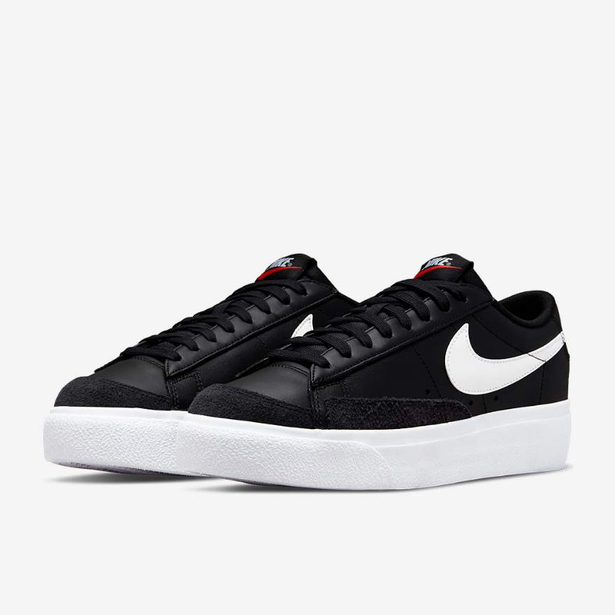 Nike Sportswear Womens Blazer Low Platform - Black/White/Black/Black