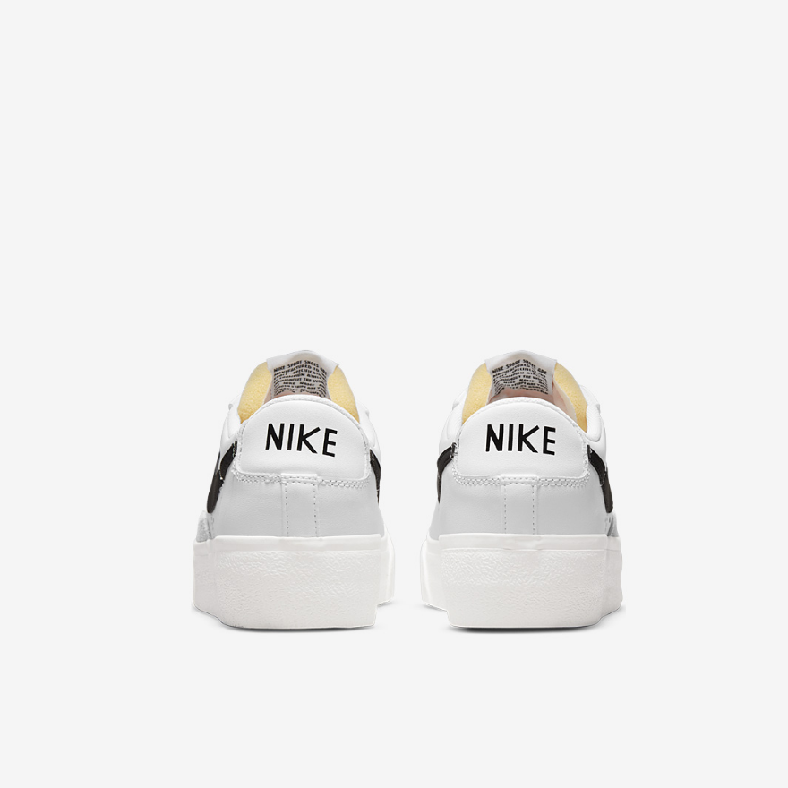 Nike Sportswear Womens Blazer Low Platform - White/Black/Sail/Team Orange