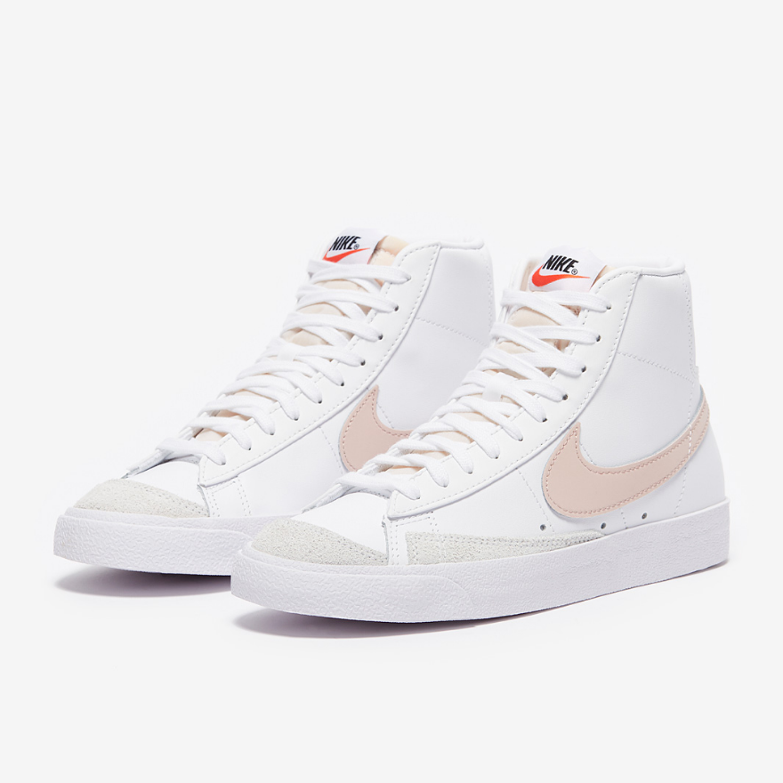 Nike Sportswear Womens Blazer Mid 77 - White/Pink Oxford/Black/Summit White