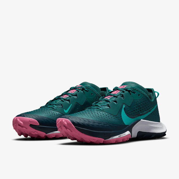 Nike Womens Air Zoom Terra Kiger 7 - Dark Teal Green/Turquoise Blue