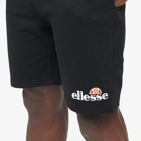 Ellesse Core Embroidered Silvan Fleece Short - Black