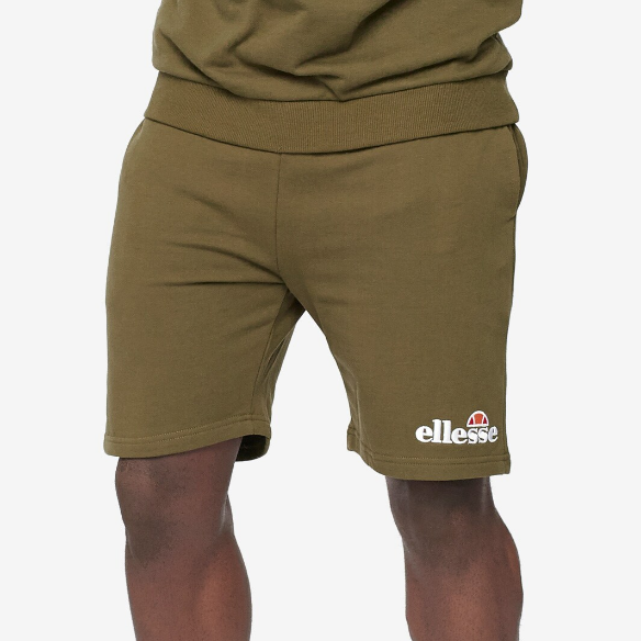 Ellesse Core Embroidered Silvan Fleece Short - Khaki