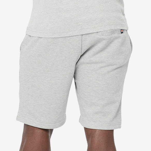 Ellesse Core Embroidered Silvan Fleece Short - Grey Marl