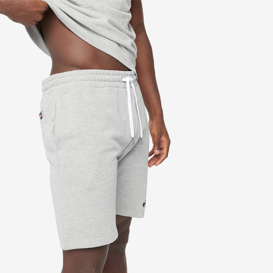Ellesse Core Embroidered Silvan Fleece Short - Grey Marl