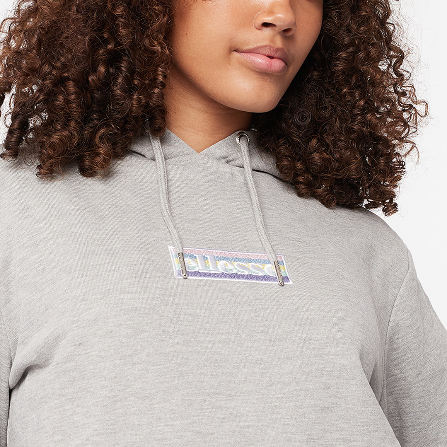 Ellesse Womens Janjan Hoodie - Grey Marl