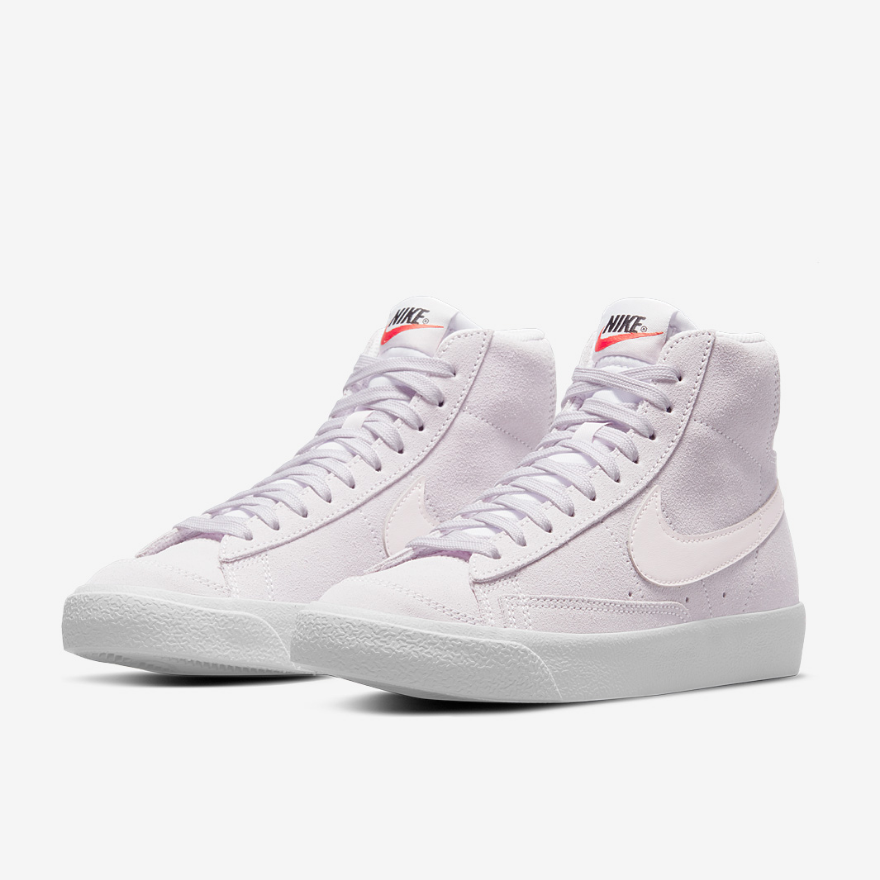 Nike Sportswear Blazer Mid '77 Suede Older Kids (GS) - Light Violet/Light Violet/White/White