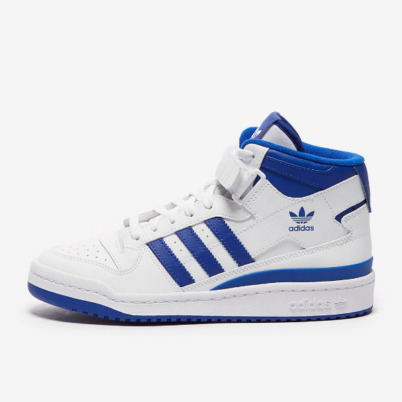 adidas Originals Womens Forum MidWhite/Team Royal Blue/White