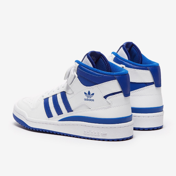 adidas Originals Womens Forum MidWhite/Team Royal Blue/White