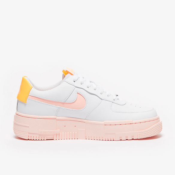 Nike Sportswear Womens Air Force 1 Pixel - White/Arctic Orange/Sail/Orange Pearl