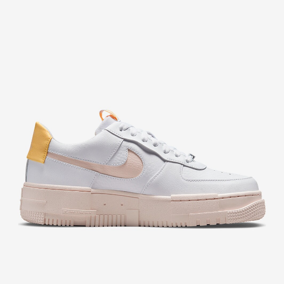 Nike Sportswear Womens Air Force 1 Pixel - White/Arctic Orange/Sail/Orange Pearl