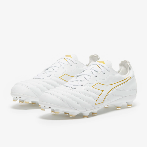 Diadora B-Elite Pro FG - White/Gold