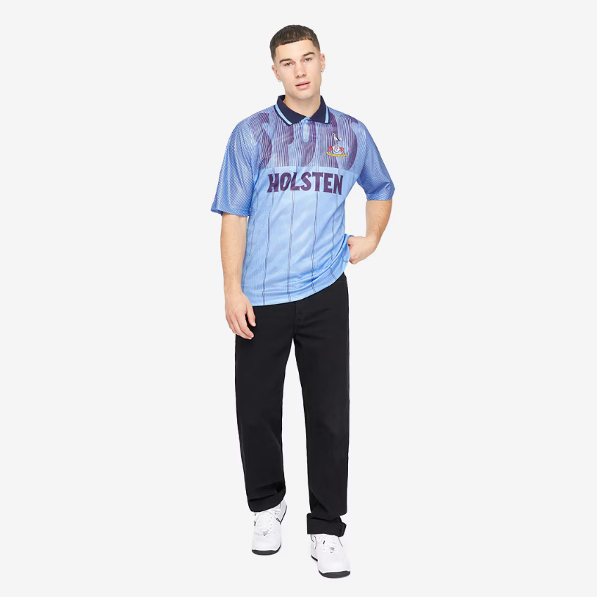Score Draw Tottenham Hotspur 1992 Third ShirtLight Blue