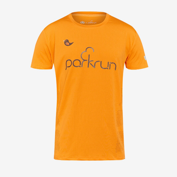 parkrun junior tee - apricot