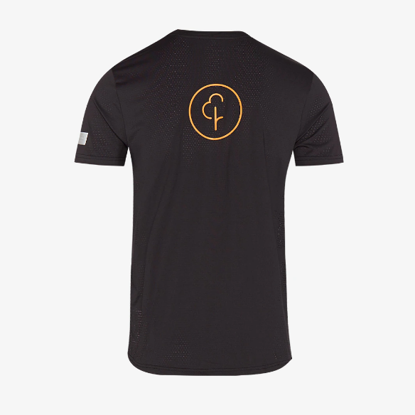 parkrun junior tee - black