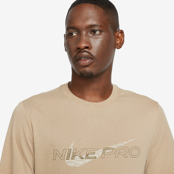 Nike Pro Dri-FIT T-Shirt - Khaki