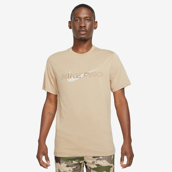 Nike Pro Dri-FIT T-Shirt - Khaki